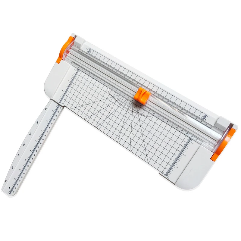 A4 Paper Cutter Precision Card Paper School Trimmer Patchwork Cutting Mat Machine Guillotine Pull-out Ruler Office Stationery images - 6