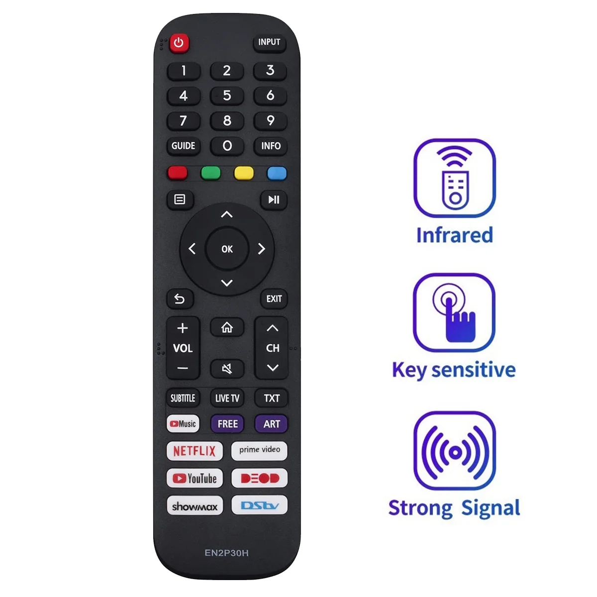 Пульт дистанционного управления EN2P30H для Hisense TV 50A7500F 65A7300F EN2G30H пульт