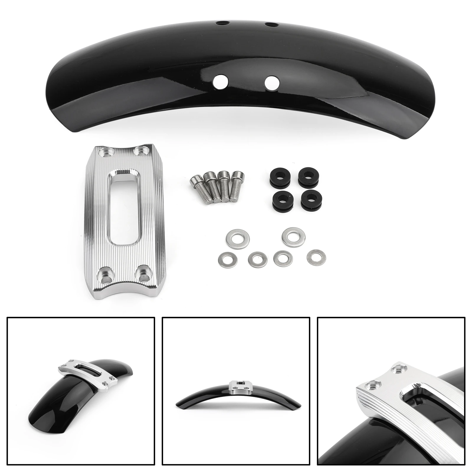 

Крыло переднее для BMW R NINE T Scrambler 2016-2019, серебристый