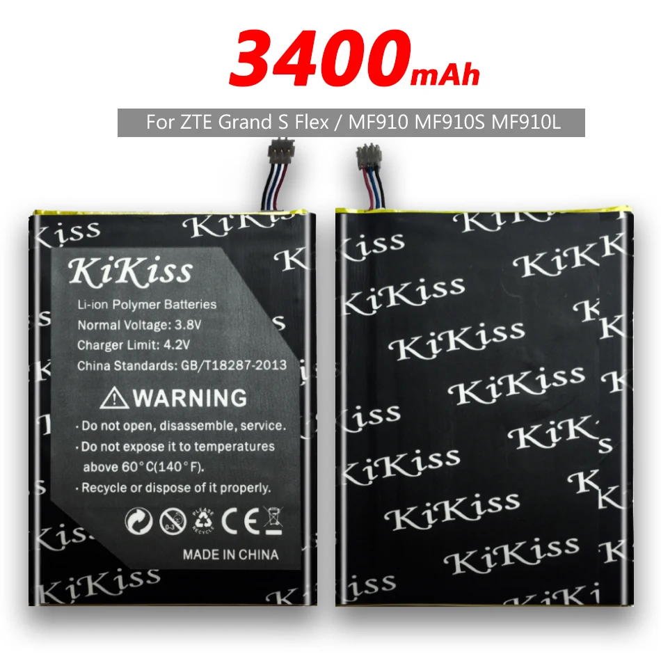 Аккумулятор LI3823T43P3H715345 для ZTE Grand S Flex MF910 MF910S MF910L MF920 MF920S батарея 3400 мАч с