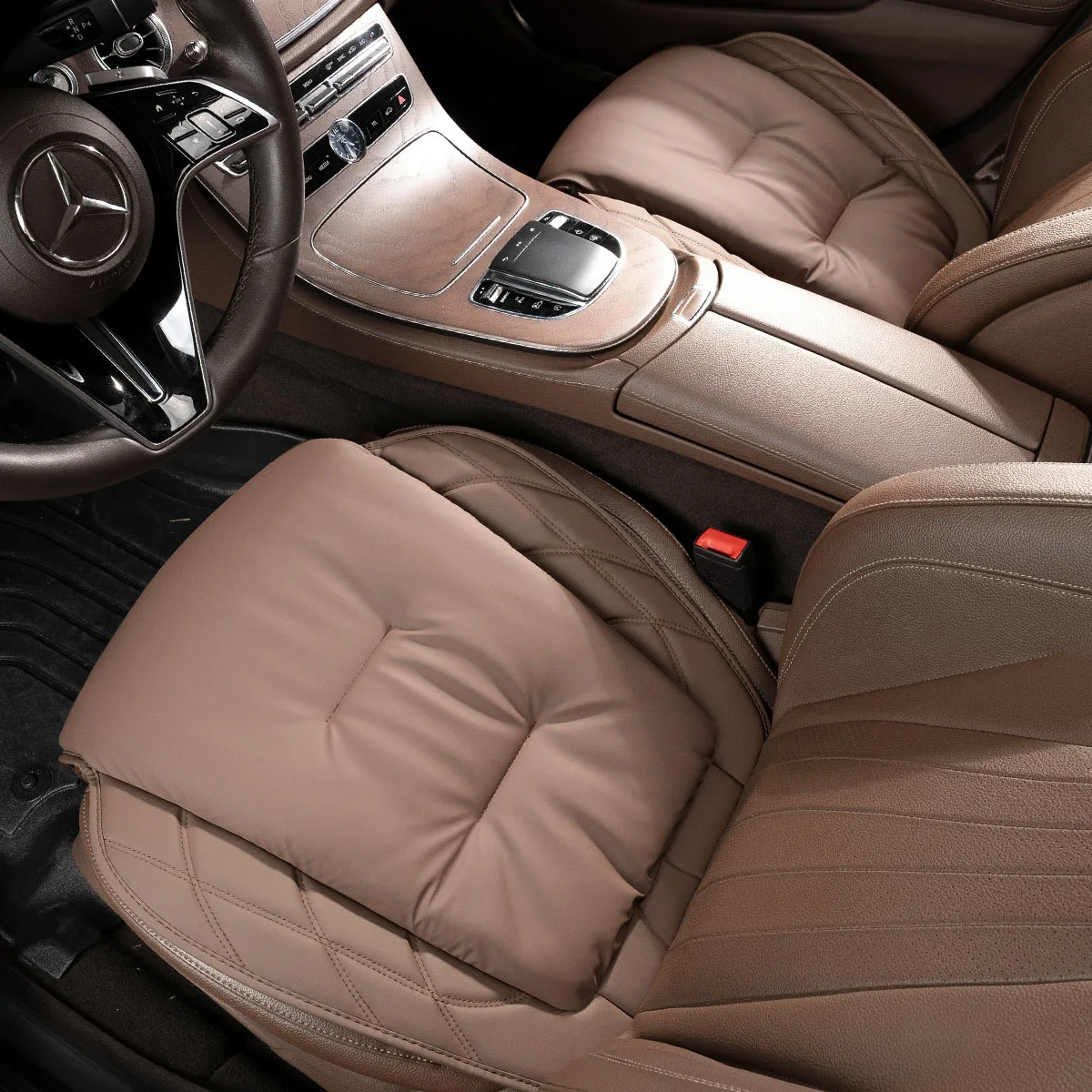 Защитный чехол на автомобильное сиденье мягкая кожаная подушка для