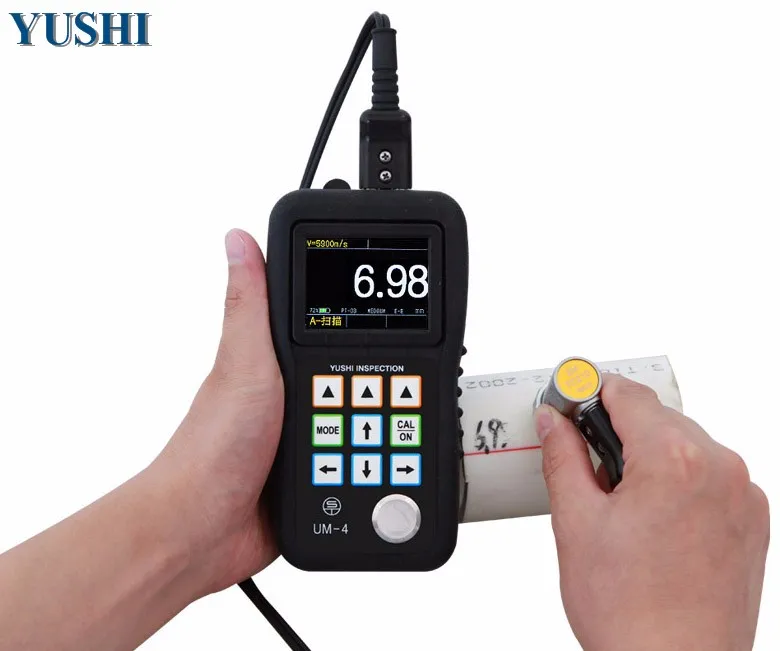 

China Ultrasonic Thickness Measurement Device Ultrasonic Steel Thickness Gauge