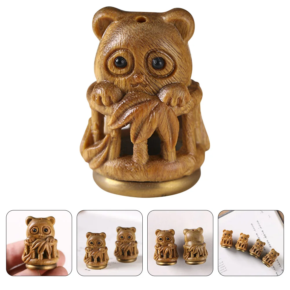 

Car Pendant Aroma Supply Aroma Beads Holder 3.3X2.1X2.1CM Hanging Wood Pendant Wood Carving Pendant DIY Pendant Sachet