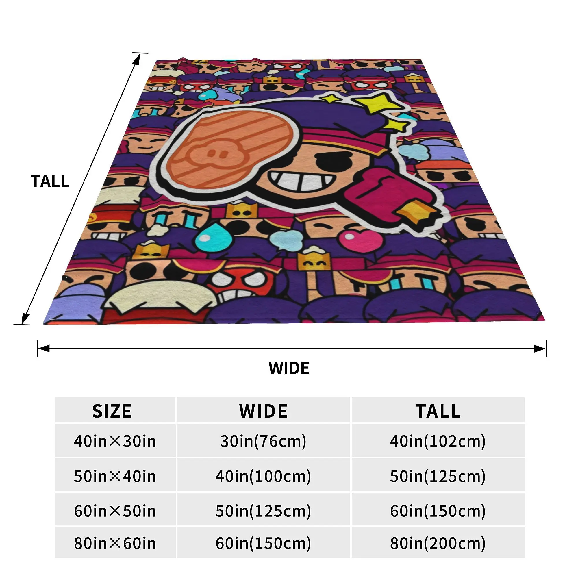 Одеяла Brawll Emz Spike Squeak шерстяное одеяло с героями мультфильмов домашний диван