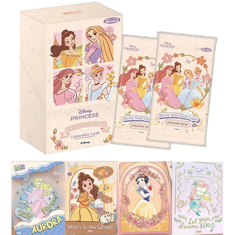 Фото Card Fun Официальные оригинальные карты Disney Princess Shining Self Series Коллекционная карта Белоснежки Аниме Периферийные подарочные игрушки №1