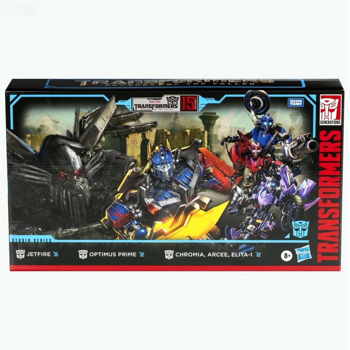 Фото В НАЛИЧИИ: Игрушки-трансформеры Hasbro Studio Series, 15-я годовщина, Jetfire, Оптимус Прайм, Арси, набор из 5 фигурок, подарок №5
