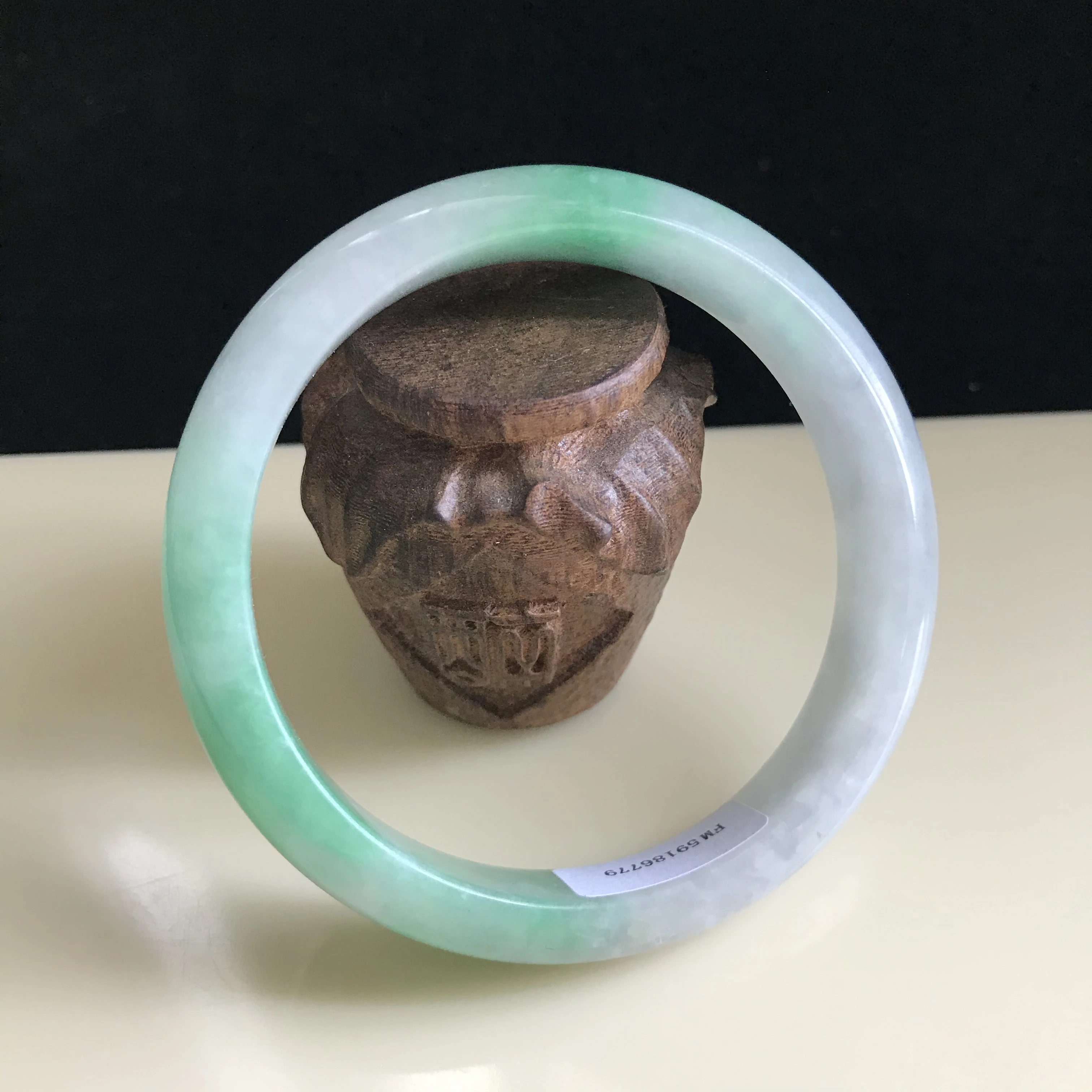 

Burma 100%Genuine High-end Jadeite Bracelet Jewelry Jade Bangles For Women 59mm (With Certificate)