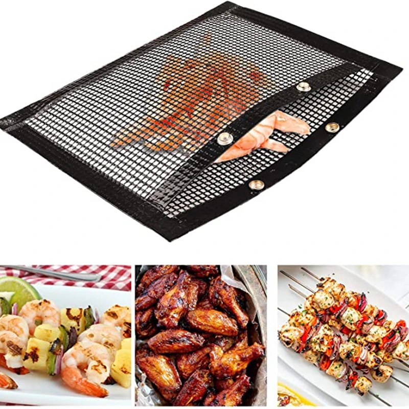 

Barbecue Bake Bag Mesh Grilling Tool Non-Stick Reusable Easy to Clean Outdoor BBQ Net Picnic Cooking Kitchen Tools