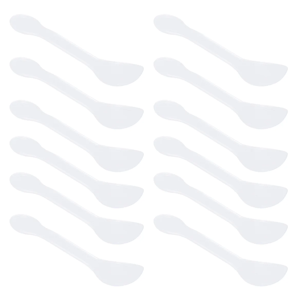 

200 шт. ложки, практичные простые гладкие ложки для десерта, мороженого, торта