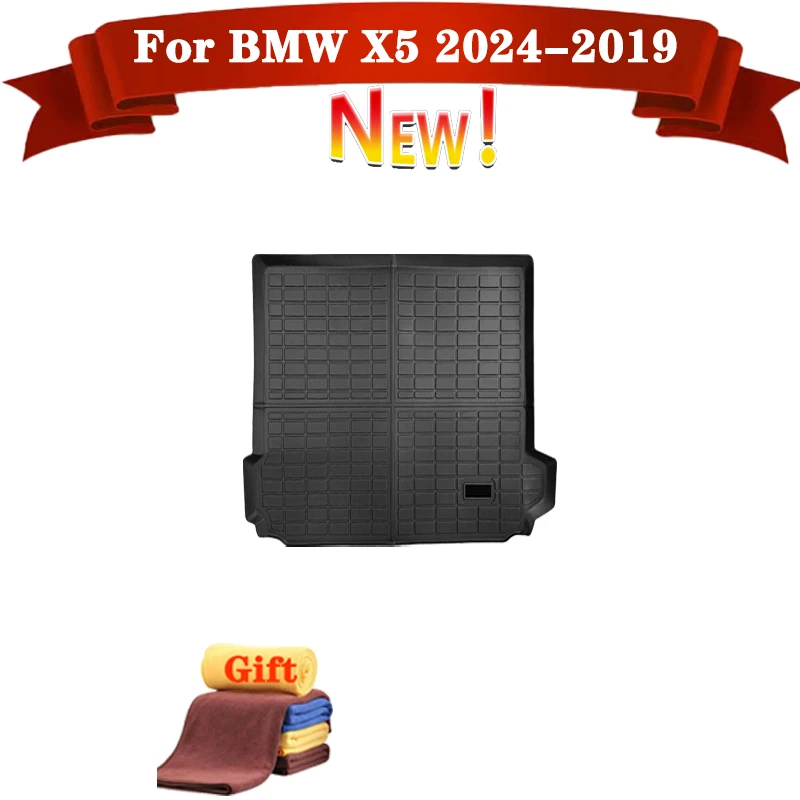 

Коврики TPE на заказ для BMW X5 2019-2026 (левый руль), всепогодный 3D коврик в багажник, вкладыш багажника, защитная крышка на заднее сиденье из ТПЭ