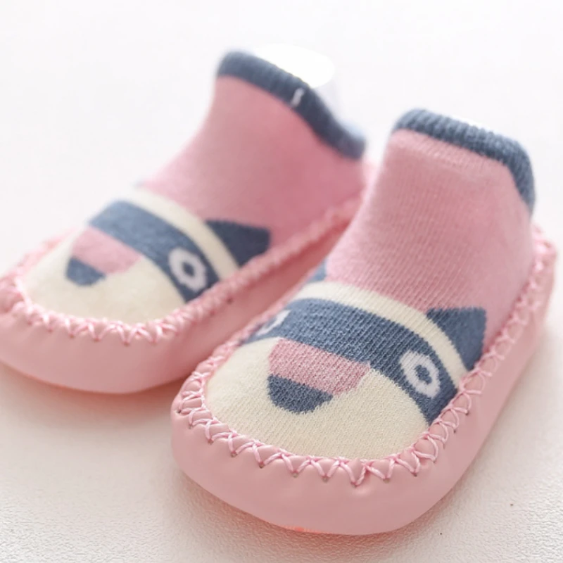 Cartoon baby socks Baby socks socks with leather sole Children's toddler floor socks Non-slip children's soft-soled shoes socks