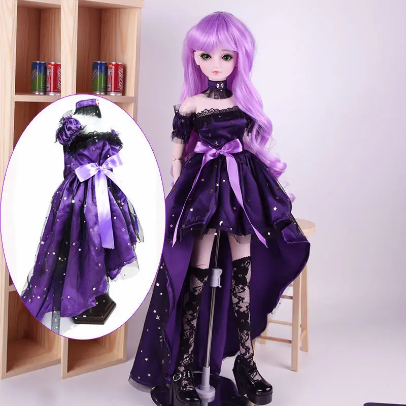 60 см игрушечное платье комплект одежды для шарнирной куклы 1/3 12 дюймов аксессуары