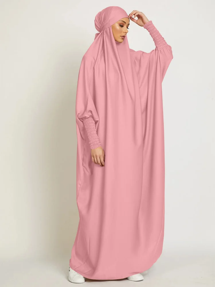 Prayer Clothes Women Islamic Clothing Jilbabs Butterfly Abaya Dubai Saudi Muslim Dress Ramadan Eid Jilbeb Modest Outfits Turk