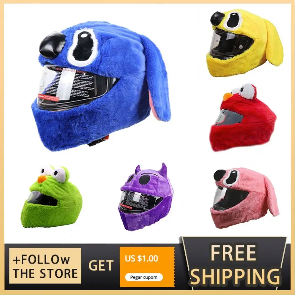 

Funny Motorcycle Helmet Cover Decoration Hat Motorbike For Outdoor Personalized Full Helmet Hat Christmas Festival Gifts