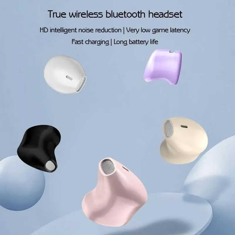 

True Wireless Bluetooth Headset Mini Sports Earphones Long Battery Life Standby Headphones 3th Smart Noise-cancelling Earbuds