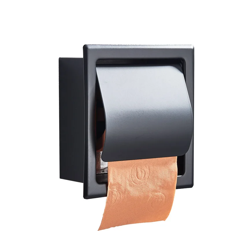 Водостойкий держатель для туалетной бумаги из нержавеющей стали с крышкой