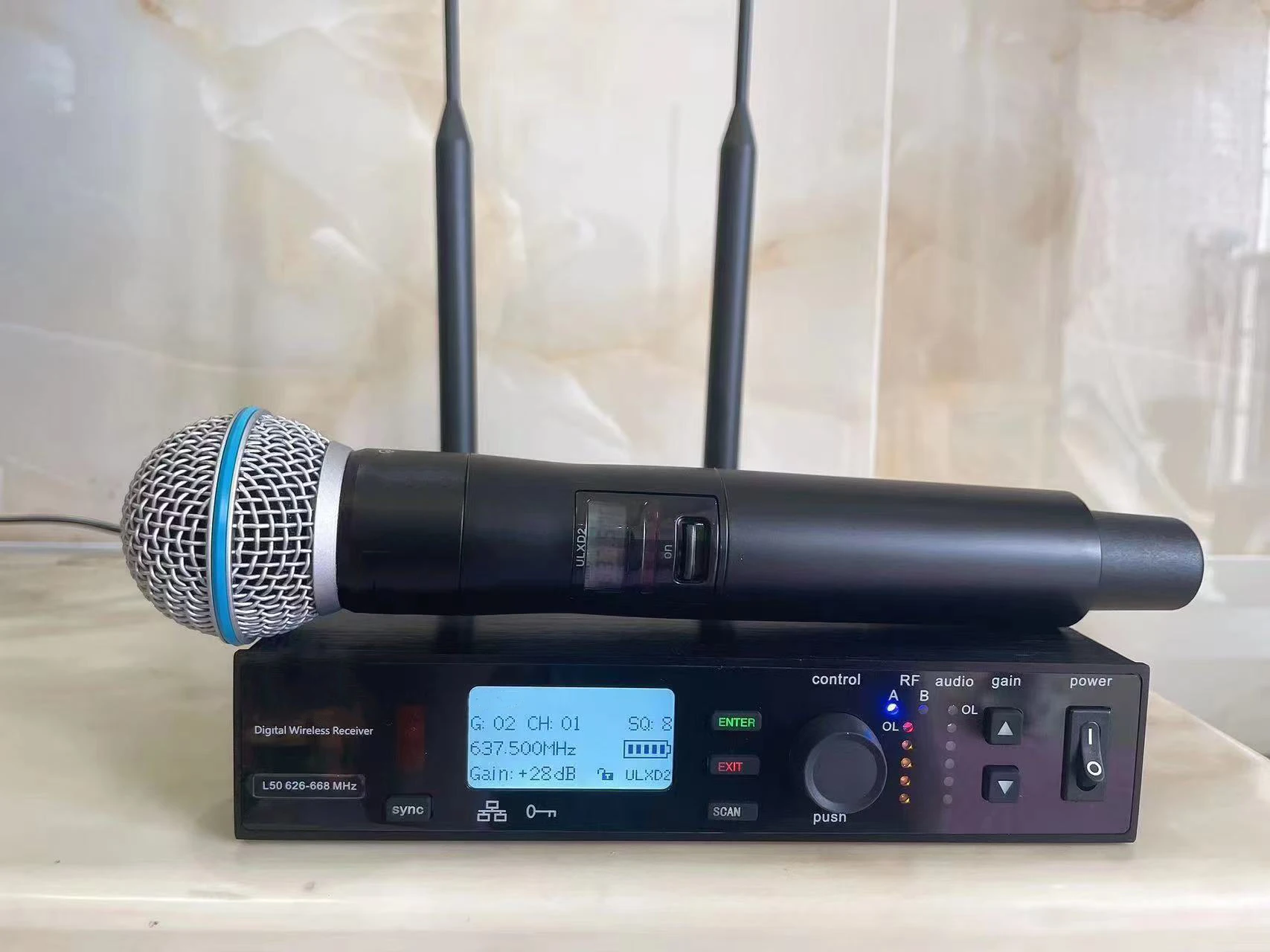 Happymusic ULXD4/ULXD24 BETA58A беспроводная микрофонная система