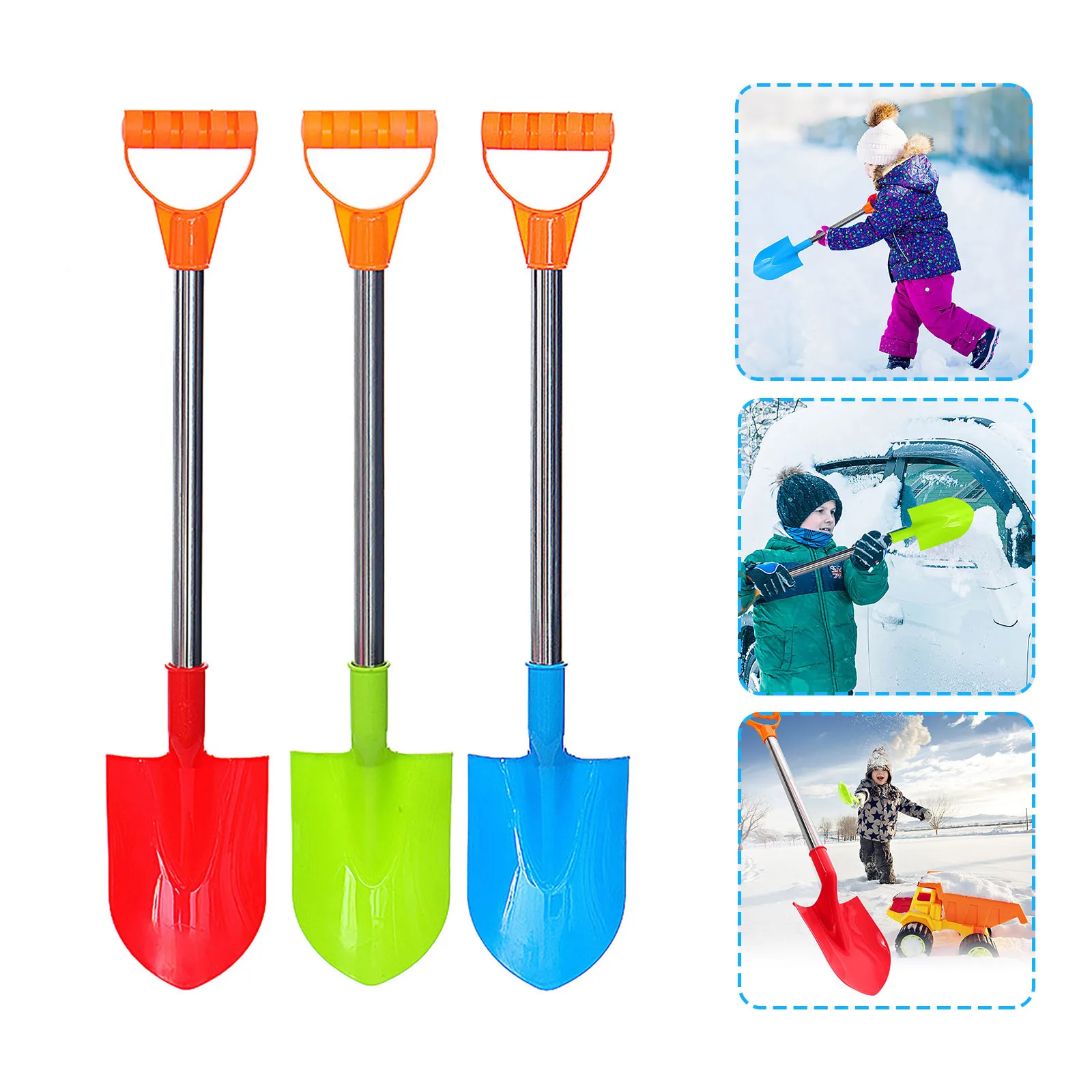 3 шт. детские летние пляжные лопаты для песка |