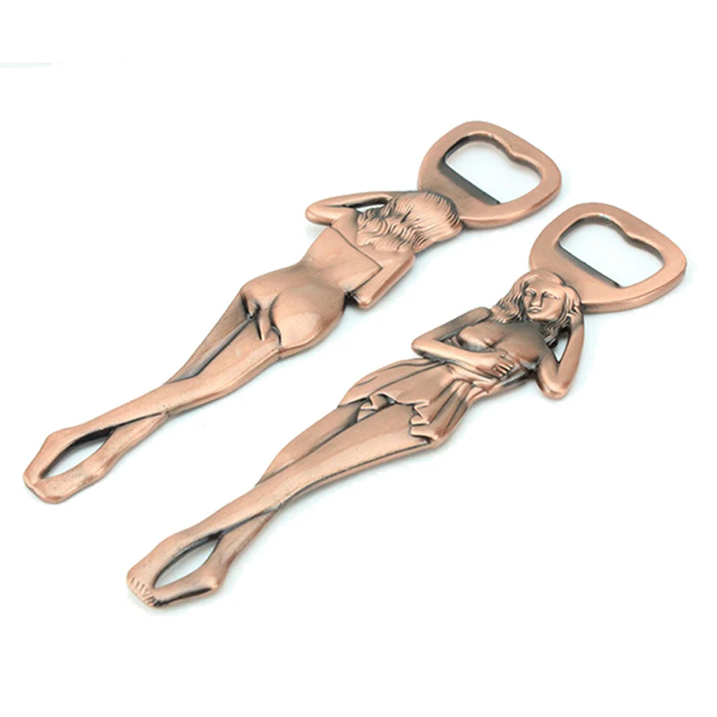 

Sexy Lady Design Beer Bottle Opener Portable Wine Bottle Cap Opening Tool Vintage Girl Shaped Opener