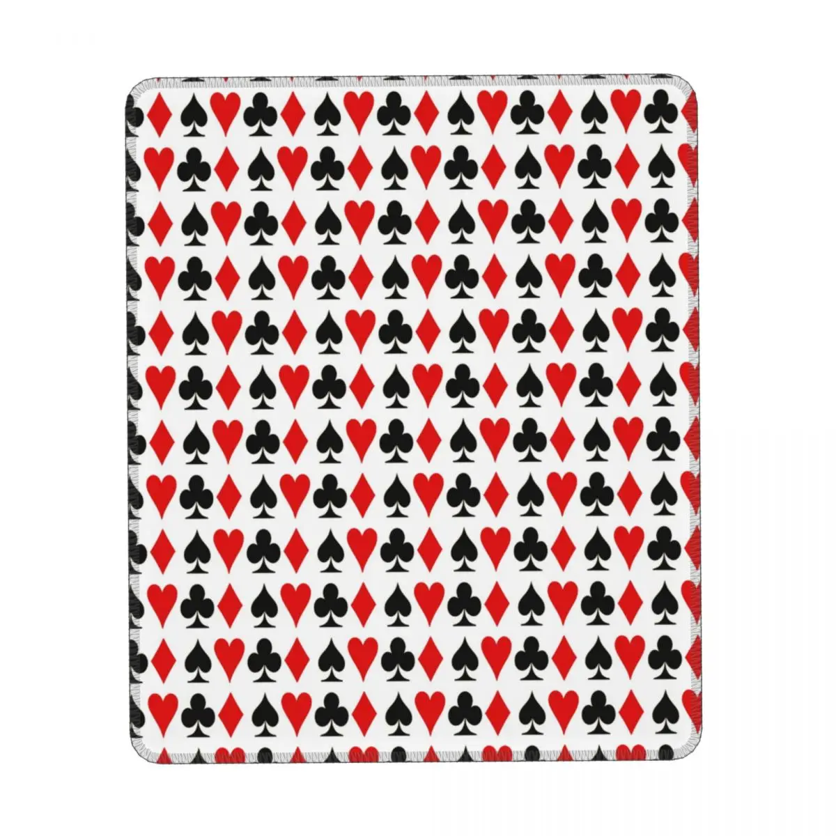

Playing Cards Suit Vertical Print Mouse Pad Club And Heart Rubber Office Mousepad Anti-Slip Soft Cute Mouse Pads