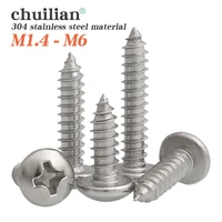 m1 4 m1 7 m2 m2 2 m2 6 m3 m3 5 m4 m5 m6 small 304 stainless steel cross phillips pan round head self tapping screw