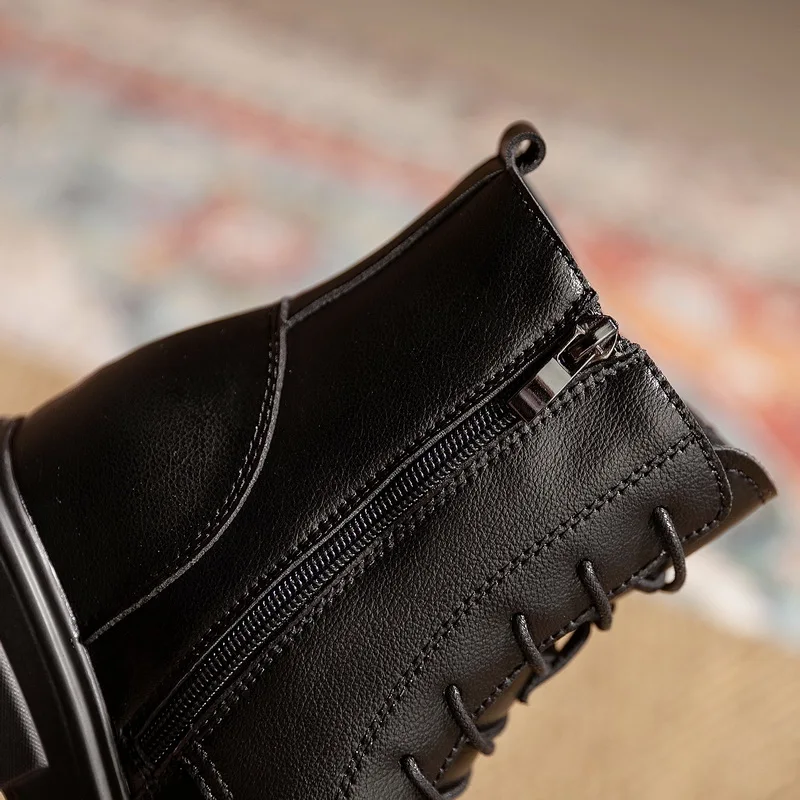 Женские ботинки-мартинсы с внутренней подкладкой новинка весны 2022 британская