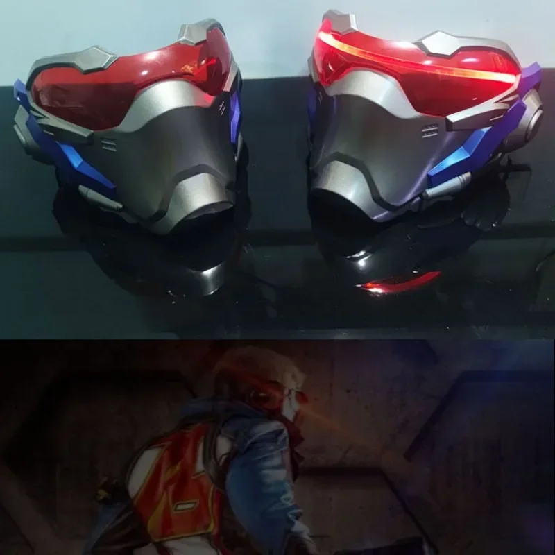 Steam Game OW Смола Маска Косплей Overwatch Солдат 76 анфас шлем модный головной убор