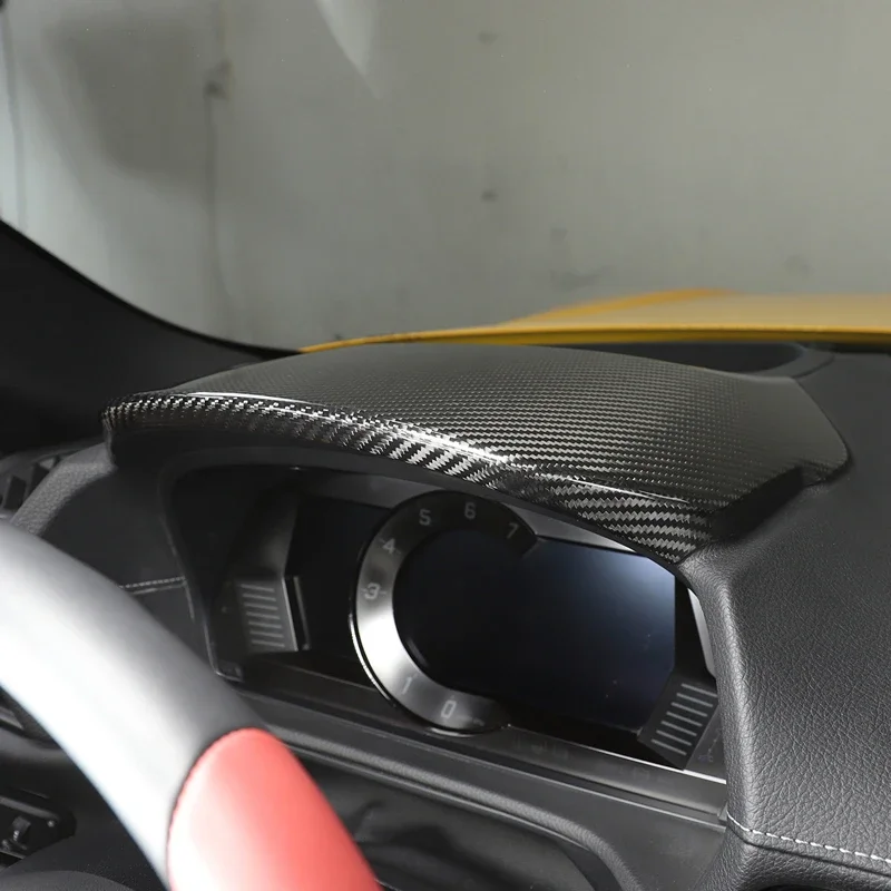 Чехол для приборной панели автомобиля Toyota GR Supra A90 MK5 2019-2023 из углеродного волокна