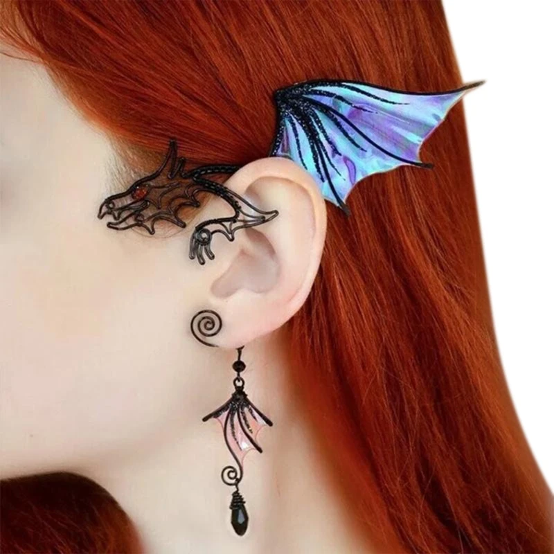 

Stylish Aesthetic Butterfly Harajuku Bling Y2K Earrings Elf Earring Girl Jewelry