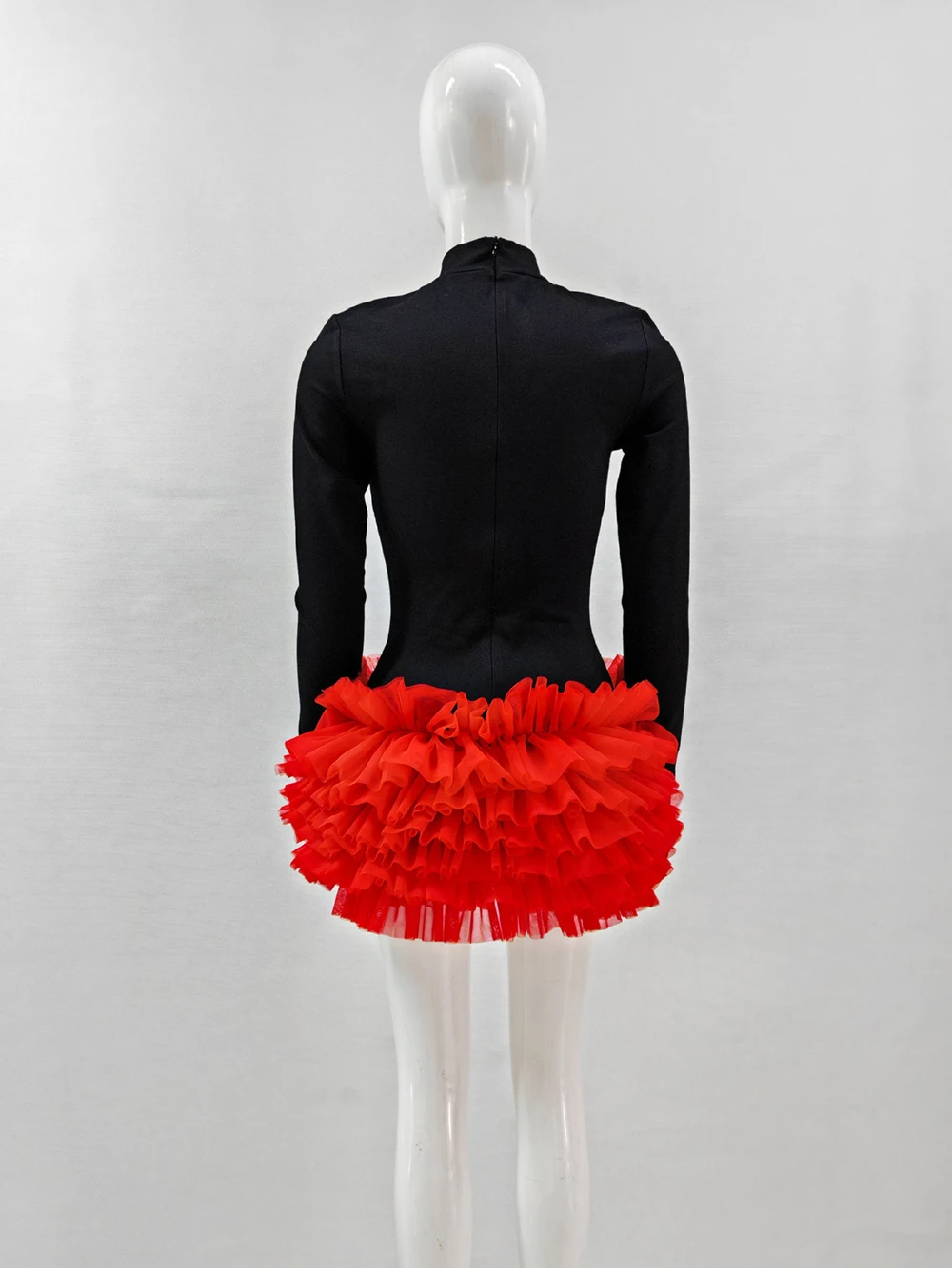 Modphy женское многослойное облегающее платье с рюшами по краям дизайн