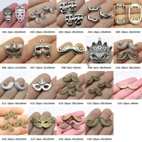 mask mustache charm pendant jewelry findings components handmade