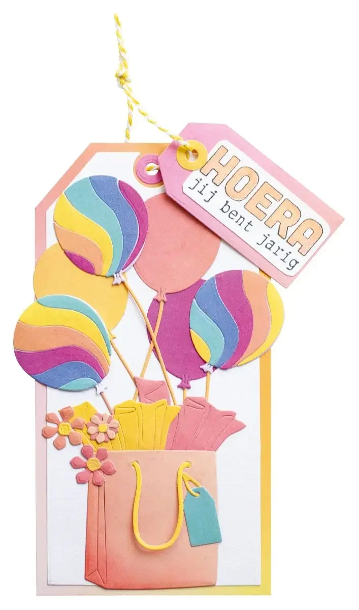 Воздушные шары на день рождения торт подарочная сумка металлические штампы