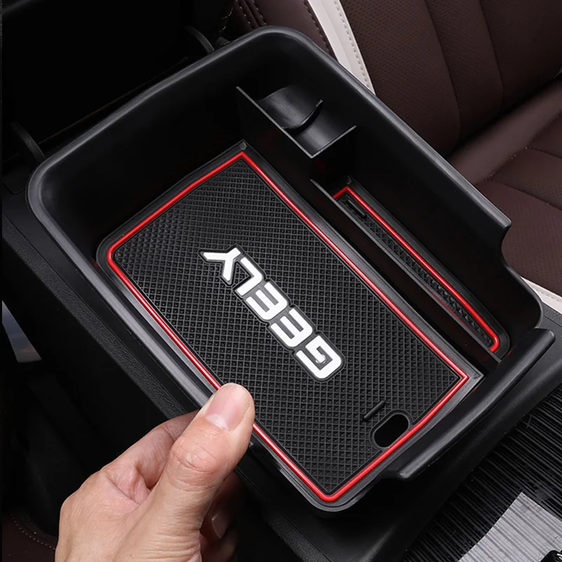 Для KX11 GEELY Monjaro ящик для хранения центрального подлокотника органайзер