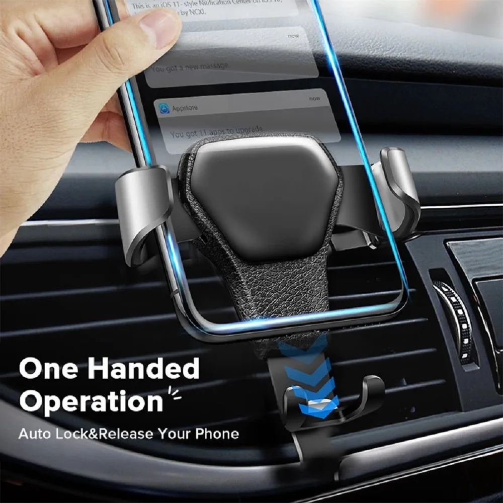 

Universal Gravity Car Air Vent Mount Cradle Holder Stand For IPhone Mobile Cell Phone GPS Handsfree Car Bracket