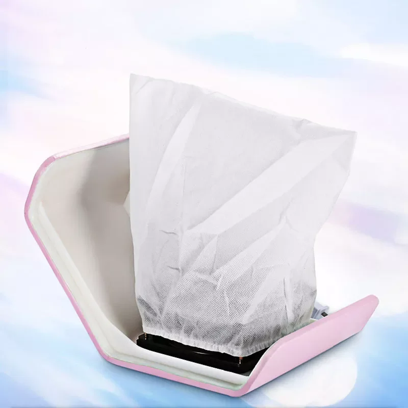 

10pcs Nail Dust Collector Bags Non-Woven Manicure Vacuum Cleaner For Nail Dust Collector Replacement Suction Collection Bags