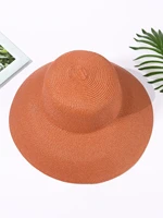 hats gorras sombreros capshat solid straw hat beach