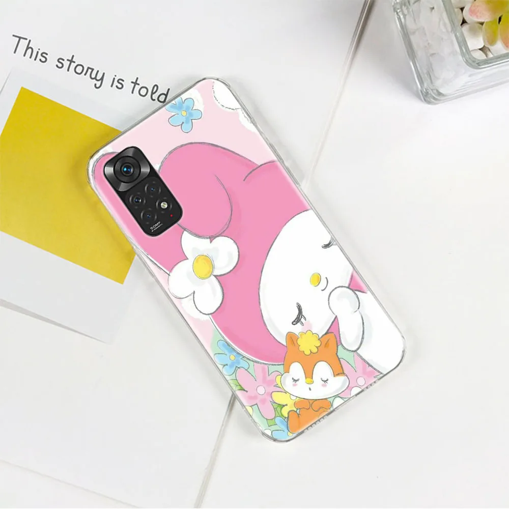 Мягкий чехол для VIVO V20 V21 V23 V25 V27 V29E V30 V30E V40 Y01 Y02 Y03 Y11S Y12S Y15 Y17 Y17S Y16 Pro ZR38 My Melody