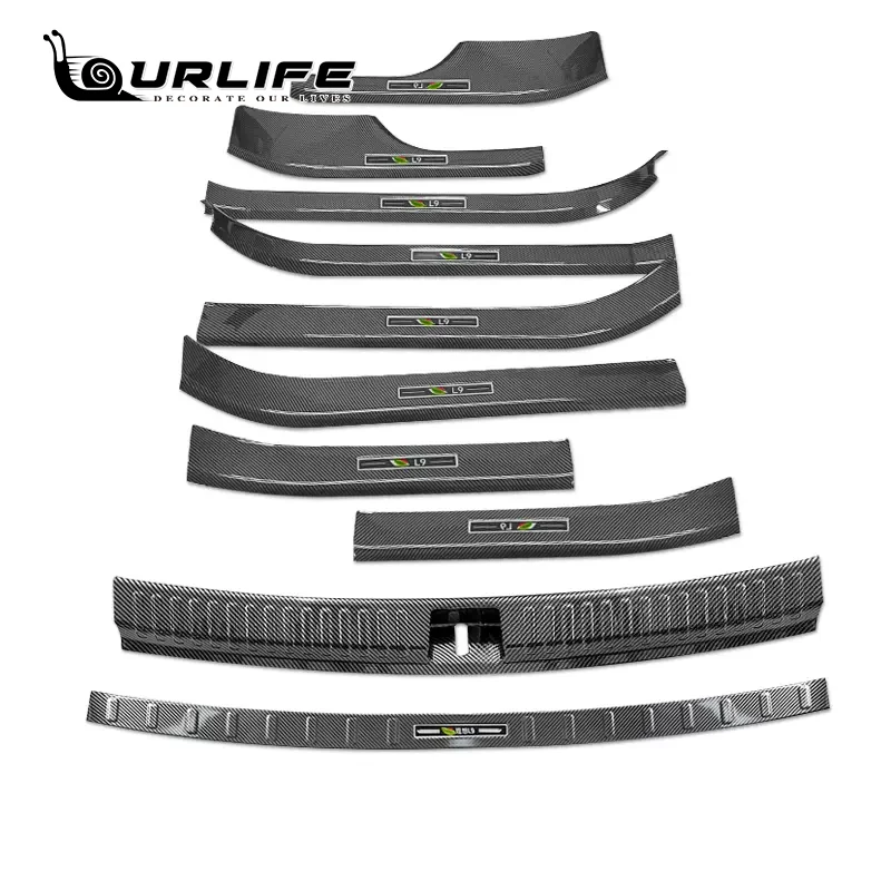 Аксессуары для LiXiang L9, Автомобильная ABS Внешняя Накладка на порог, протектор педали, защита от царапин, Обложка, планки 2022 2023 2024