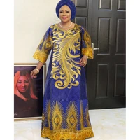 hd african clothes for women wedding party embroidery lace bazin riche dresses boubou marocain femme vetement 2022 long robes