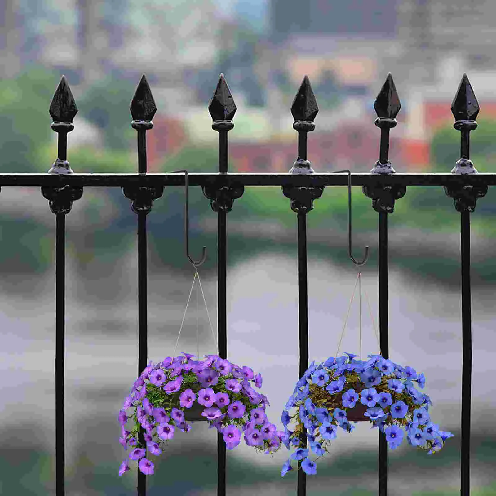 6 шт. многофункциональные садовые цветы прочный подвесной крючок крючки для