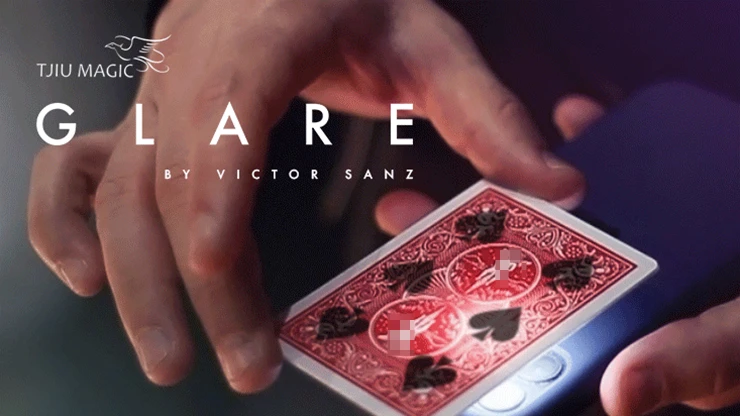 Glare By Victor Sanz and Agus Tjiu Close Up Magic Tricks Illusions Card Trick Decks Magician Props Gimmick Street Bar