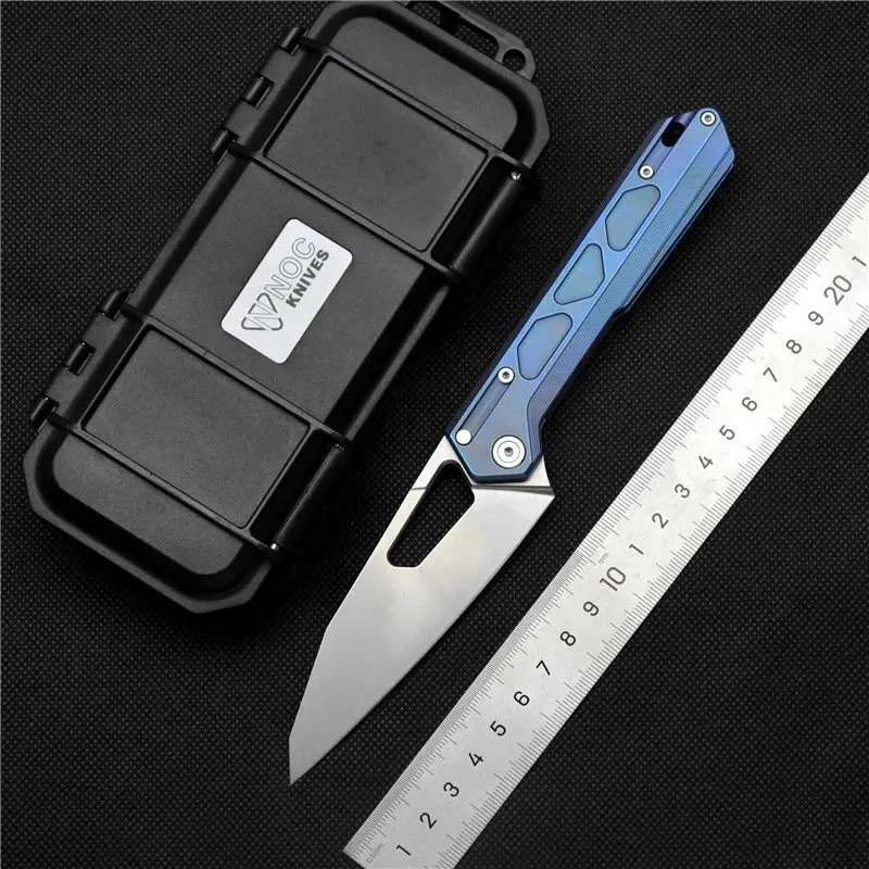 

NOC Genuine Dt03 Bearing Folding Knife Vg10 Steel Titanium Alloy Outdoor EDC Folding Knife Self-Defense Car Small Knife