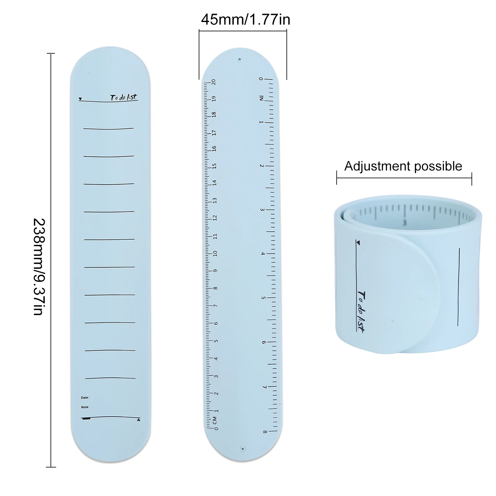 Силиконовая линейка для заметок портативный браслет студенческих