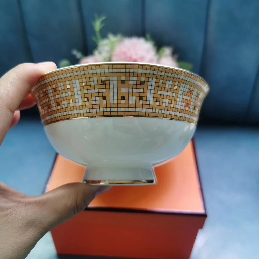 

Nordic Ceramic Bowl 2PCS/Set Underglaze Japanese Ceramic Rice Bowl Tableware Ceramic Mixing Bowl Japanese Rice Bowl Noodle Bowl