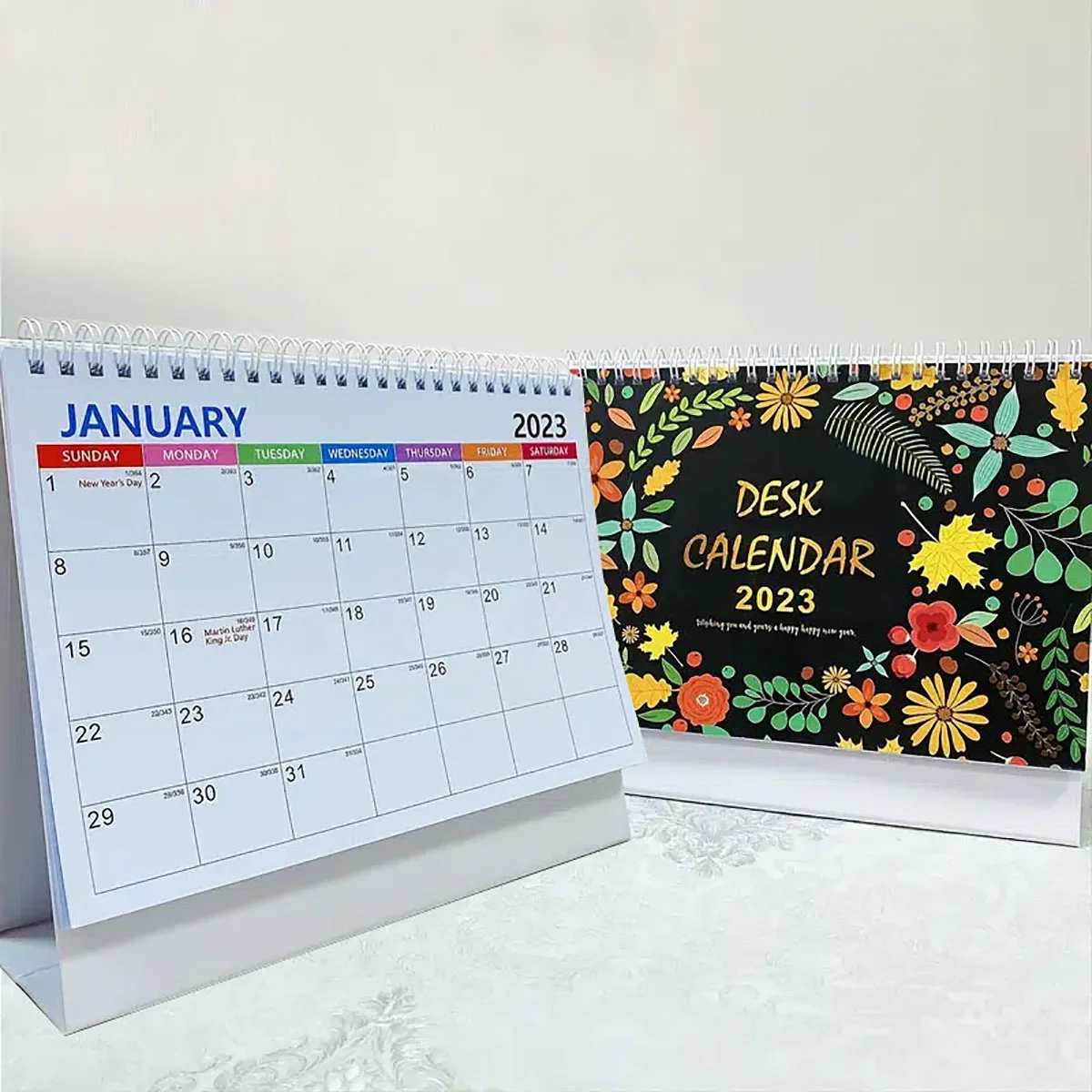 

Настольный календарь 2023, календарь 2023, настенный календарь, 9x7,3 дюймов, Цветочная/масляная живопись, ежедневник Veary 2023-2024 ежемесячно, Офисная...