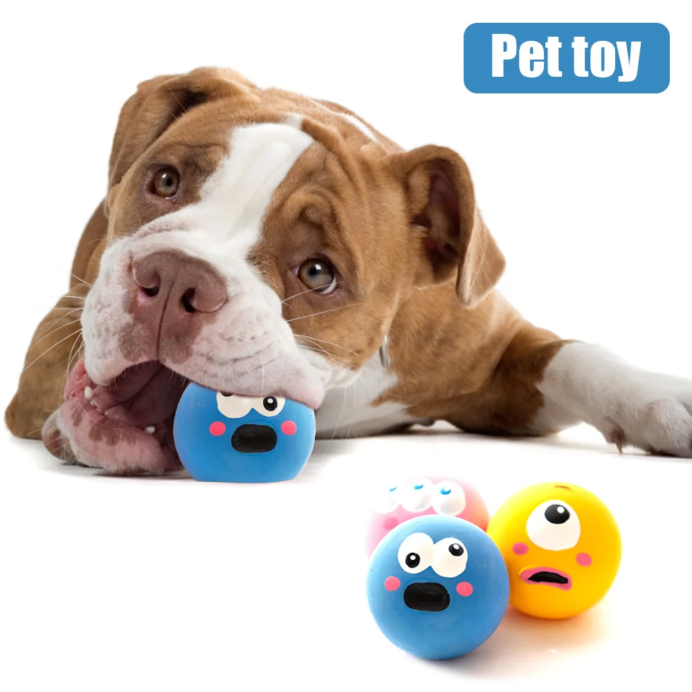 

Pet Dog Toy Interactive Rubber Balls for Small Large Dogs Puppy Cat Chewing Toys Pet Tooth Cleaning Indestructible Dog Food Ball
