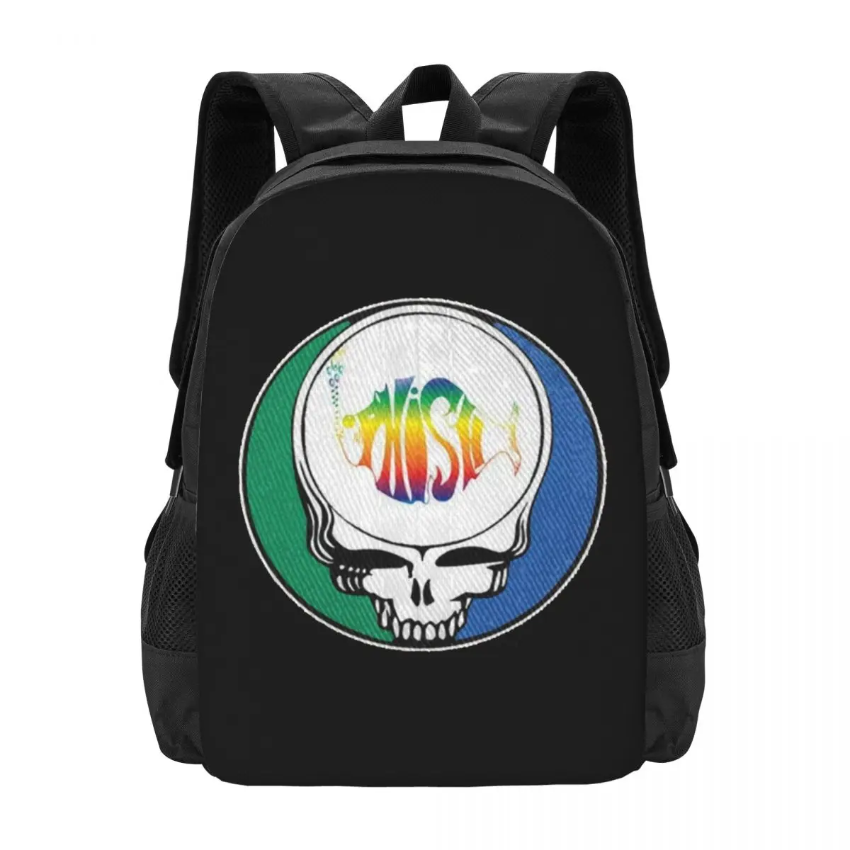 

Простой стильный студенческий школьный ранец Phish с черепом, водонепроницаемый вместительный Повседневный Рюкзак, дорожный рюкзак для ноутбука