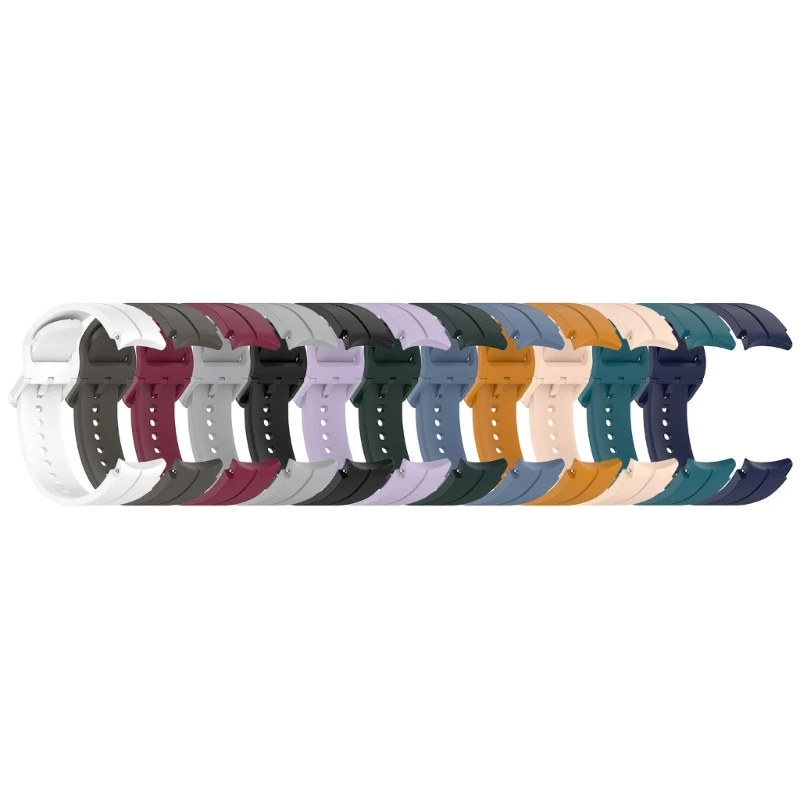 

L43D Силиконовый резиновый ремешок для часов Водонепроницаемый для Galaxy Watch 6/4 Classic Smartwatch