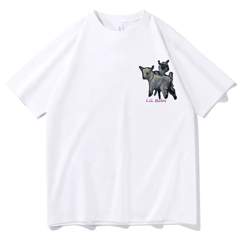 

Lil Baby Tshirt Rare Lil Baby My Turn Goat Merch T Shirt Men Women Fashion Loose Hip Hop T-shirt Tops Man Oversized Funny Tees