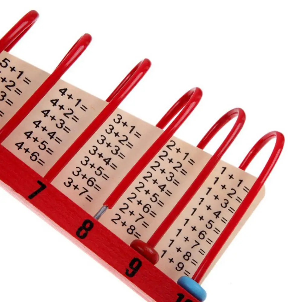 

Gift Wooden Educational Toys Toy for Children Kids 10-row Counting Beads Math Learning Abacus Frame Early Education Kids Gift